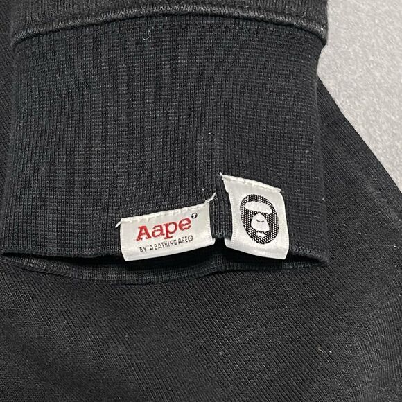 Aape By A Bathing Ape Hoodie Medium Black Somewhere In The AAPE Universe APUNVS - Picture 4 of 16